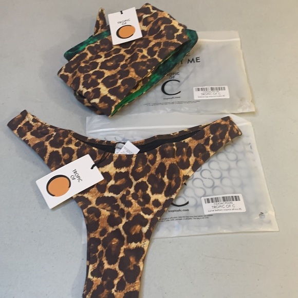 Tropic of C bianca top in mama africa/mystic green | curve bottom in mama africa - Picture 5 of 14